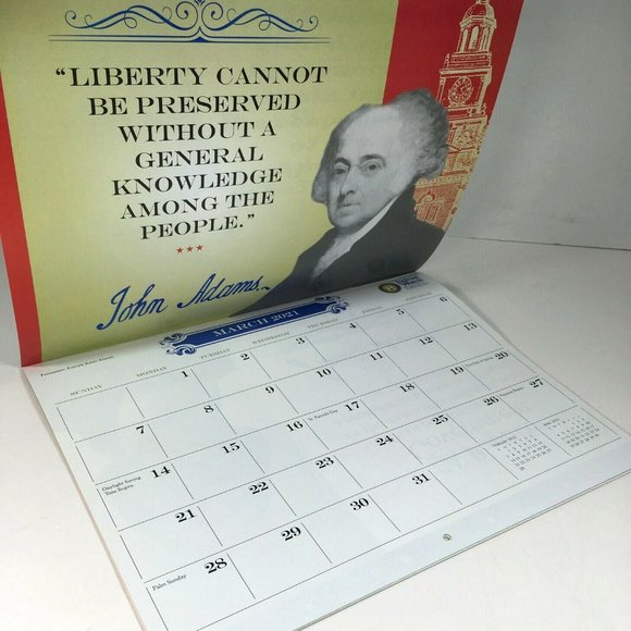 Founding Fathers 2020–2021 Calendar- Commemorative - Picture 7 of 12